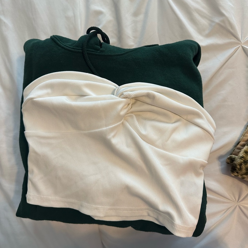 White Women's tube Top